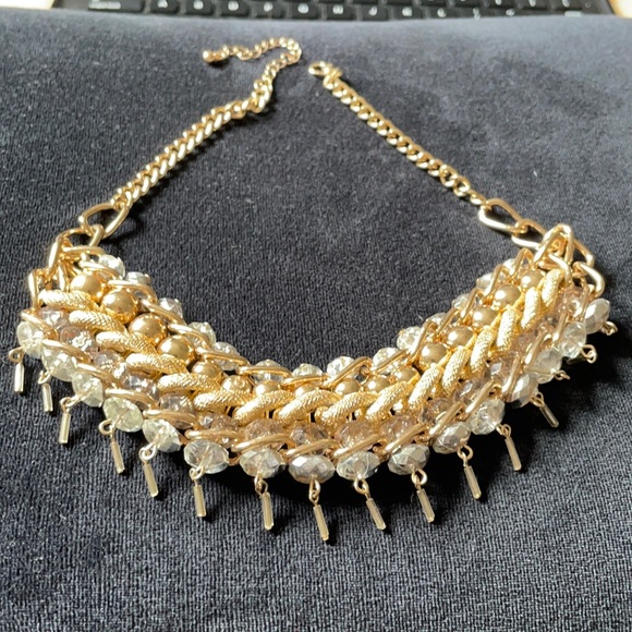 Francesca’s Collection gold breaded choker - Picture 3 of 4